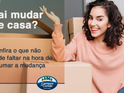 Dicas para organizar a mudança